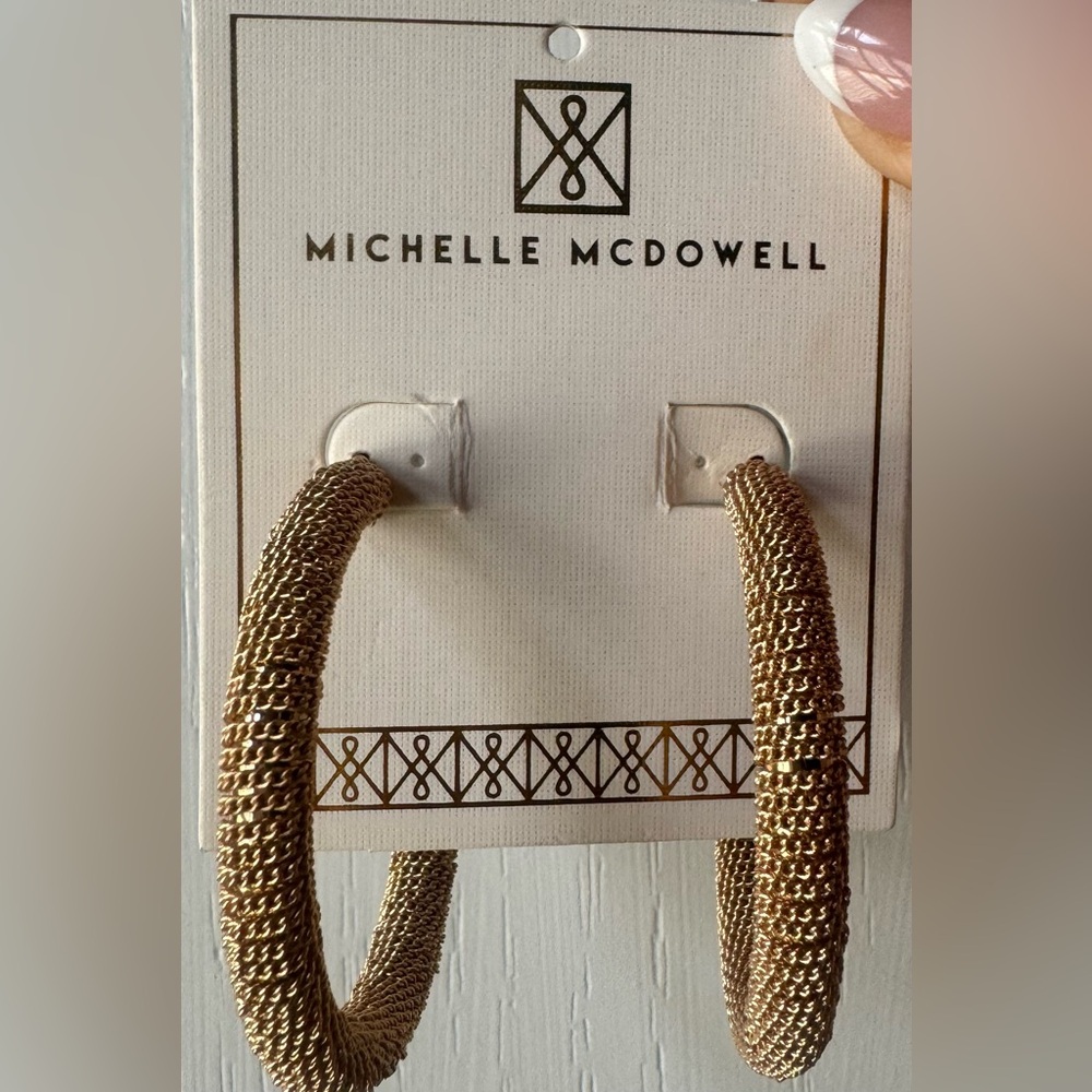 Michelle McDowell Rhett Hoop Earrings